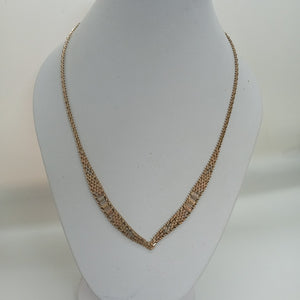 CADENA ORO COMBINADO 10 K 15.1 GRMS (SEMINUEVO)