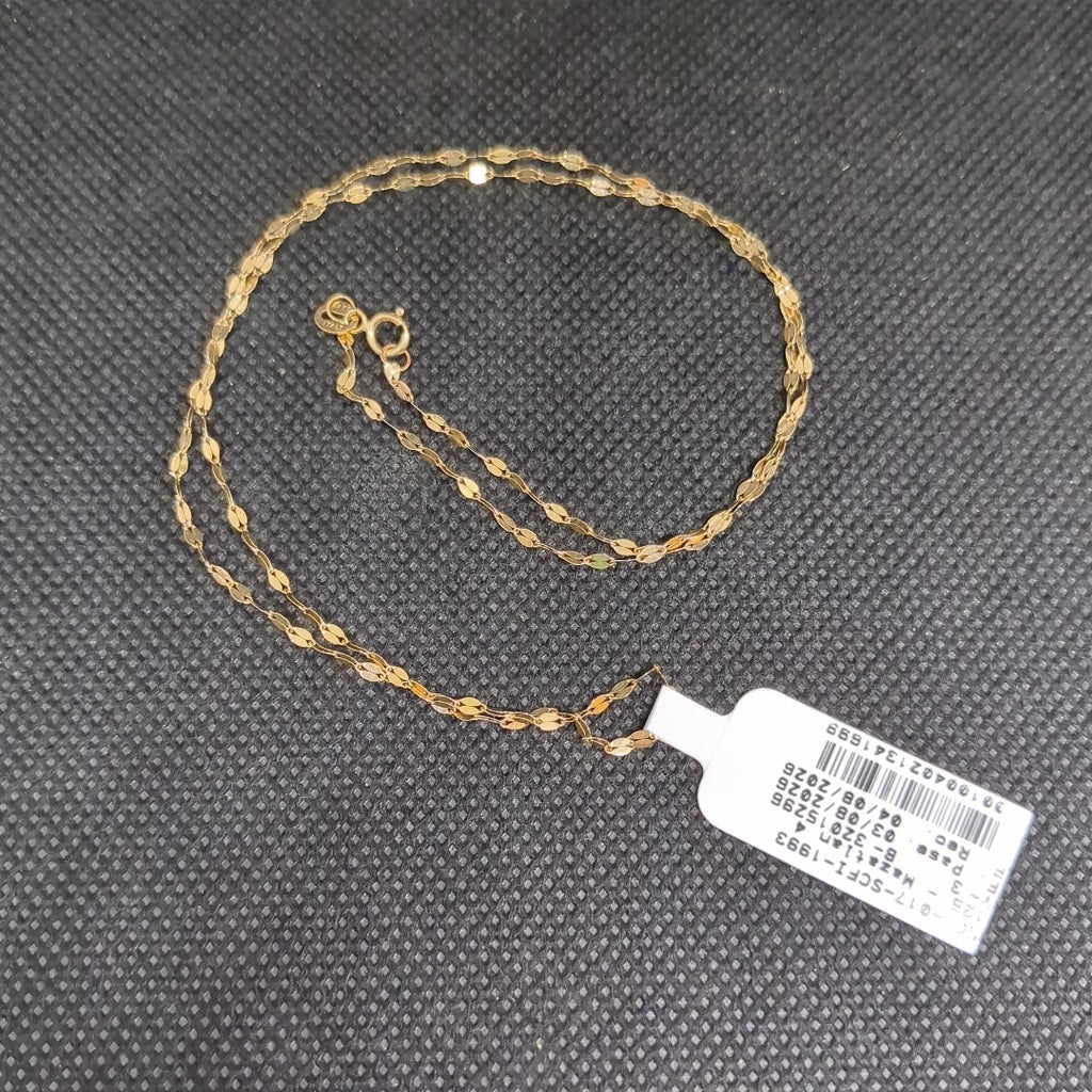CADENA ORO 14 K 1.1 GRMS (SEMINUEVO)