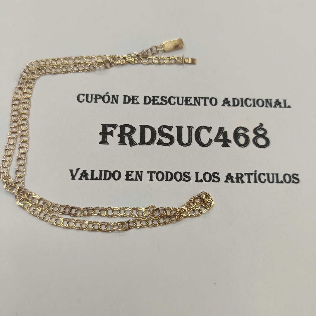 CADENA ORO 8 K 3.9 GRMS (SEMINUEVO)