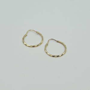 ARRACADAS PAR ORO 14 K 1.6 GRMS (SEMINUEVO)