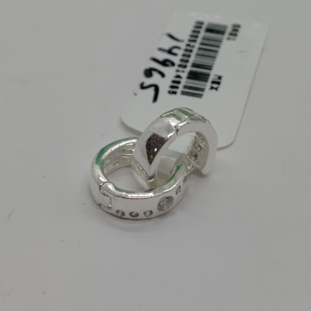 ARRACADAS C/CIRCONIAS PLATA .925 2.4 GR (NUEVO)