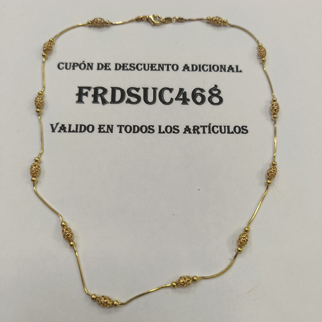 CADENA ORO 14 K 6,30 GRMS (SEMINUEVO)