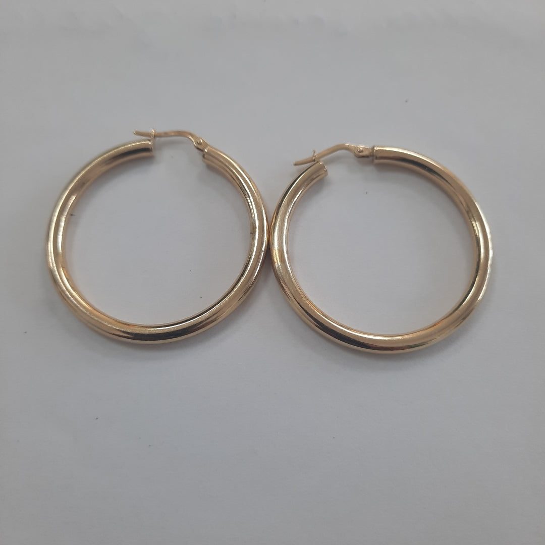 ARRACADAS PAR ORO 14 K 3.8 GRMS (SEMINUEVO)