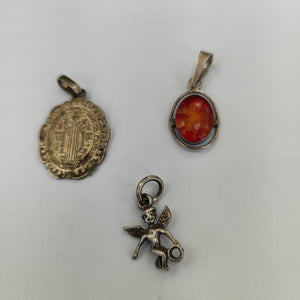 DIJE,MEDALLA RELIGIOSA PLATA 7,10 GRMS (SEMINUEVO)