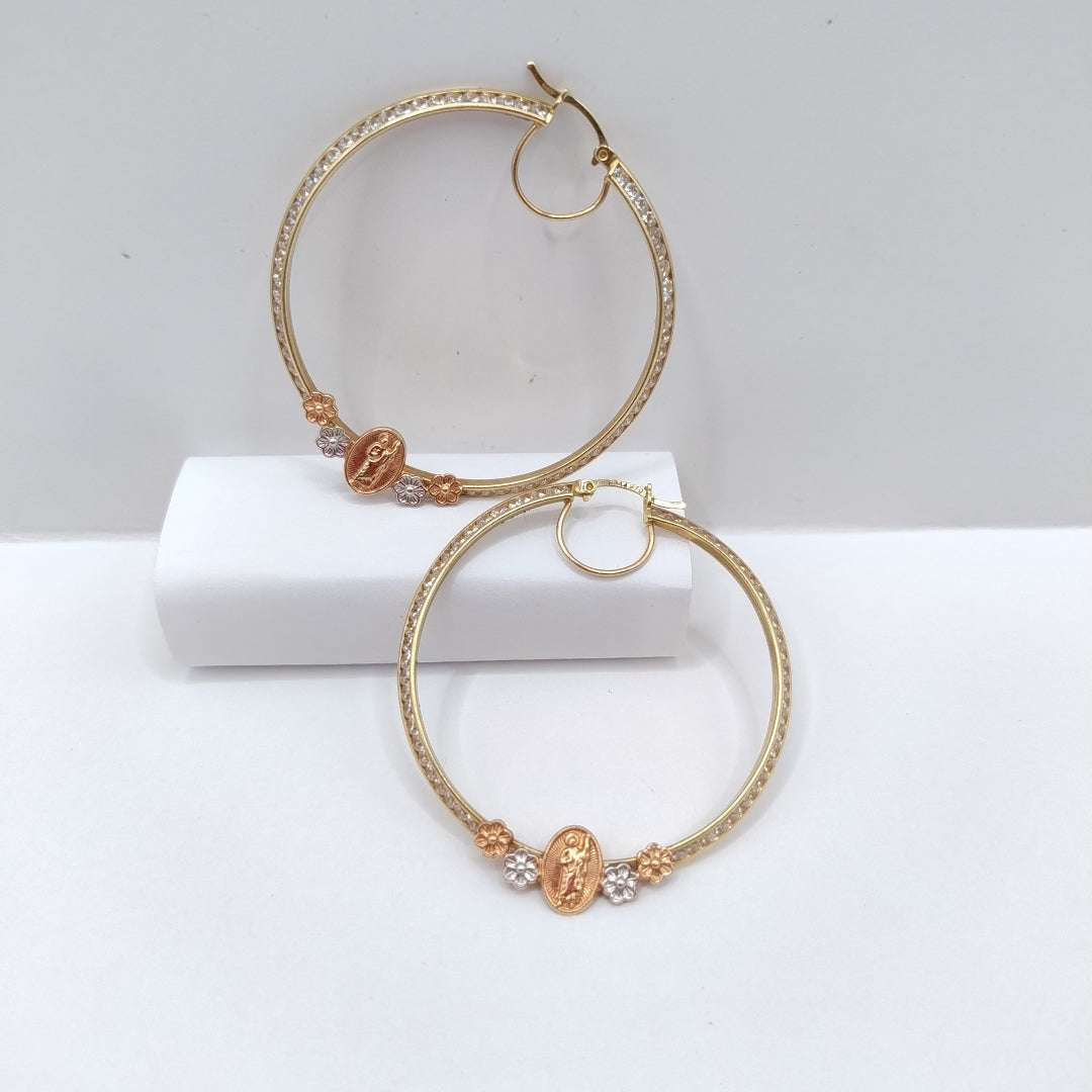 ARRACADAS PAR ORO 14 K 5,00 GRMS (SEMINUEVO)