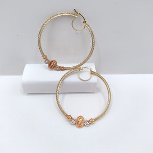 ARRACADAS PAR ORO 14 K 5,00 GRMS (SEMINUEVO)