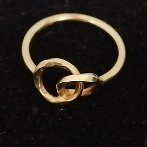 ANILLO ORO 14 K 1,50 GRMS (SEMINUEVO)