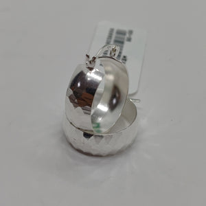 ARETES ARRACADAS FACETADAS PLATA .925 2.9 GR (NUEVO)