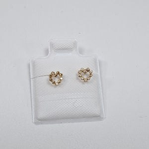 BROQUELES BROQUEL FIG CORAZON 14K 0.23 GR (NUEVO)