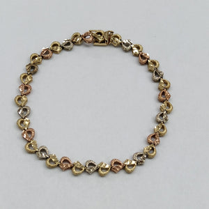 PULSERA ORO, RODIADO 14 K 8.2 GRMS (SEMINUEVO)