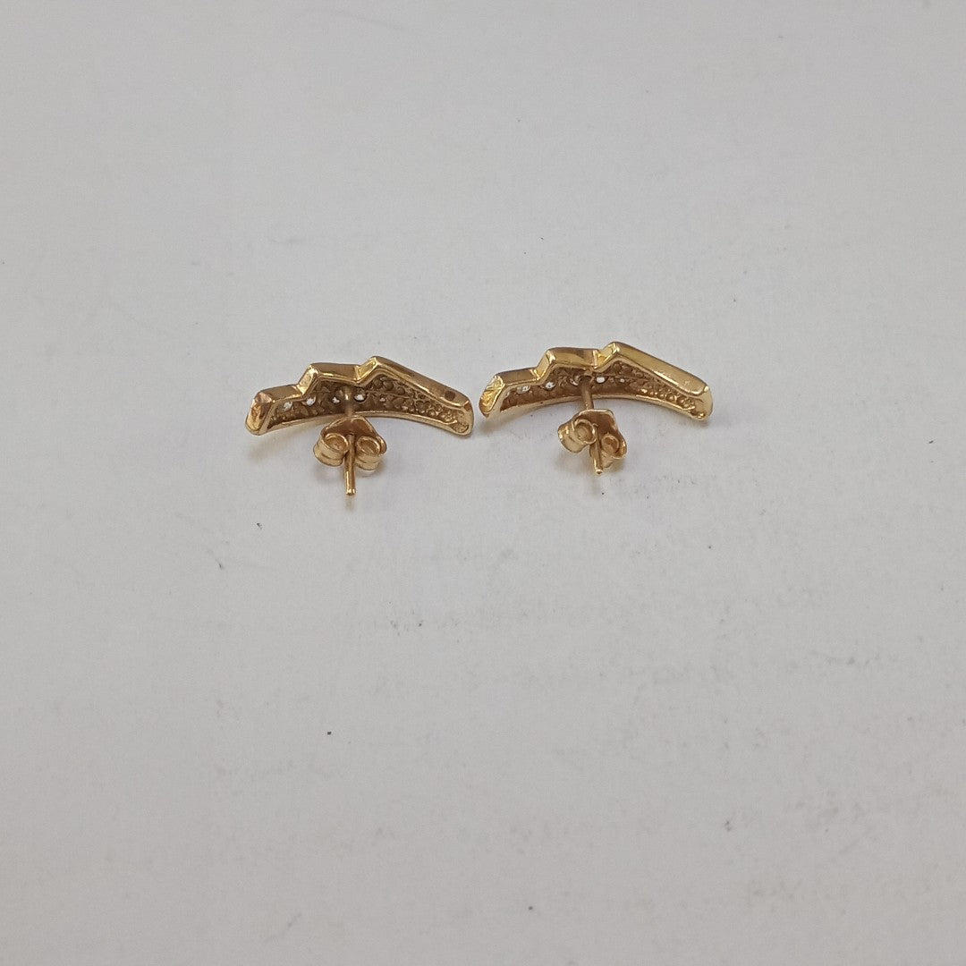 ARETES PAR ORO 14 K 2.7 GRMS (SEMINUEVO)