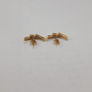 ARETES PAR ORO 14 K 2.7 GRMS (SEMINUEVO)
