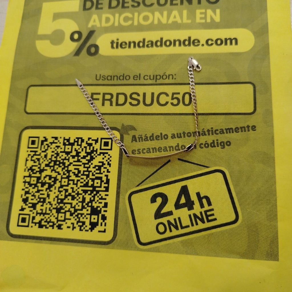 ESCLAVA RODIADO 14 K 6,10 GRMS (SEMINUEVO)
