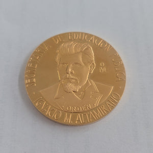 MEDALLA CONMEMORATIVA ORO 21 K 41.8 GRMS (SEMINUEVO)