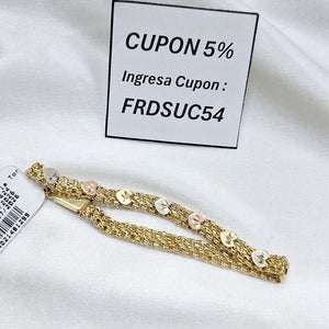 PULSERA ORO 14 K 8,90 GRMS (SEMINUEVO)