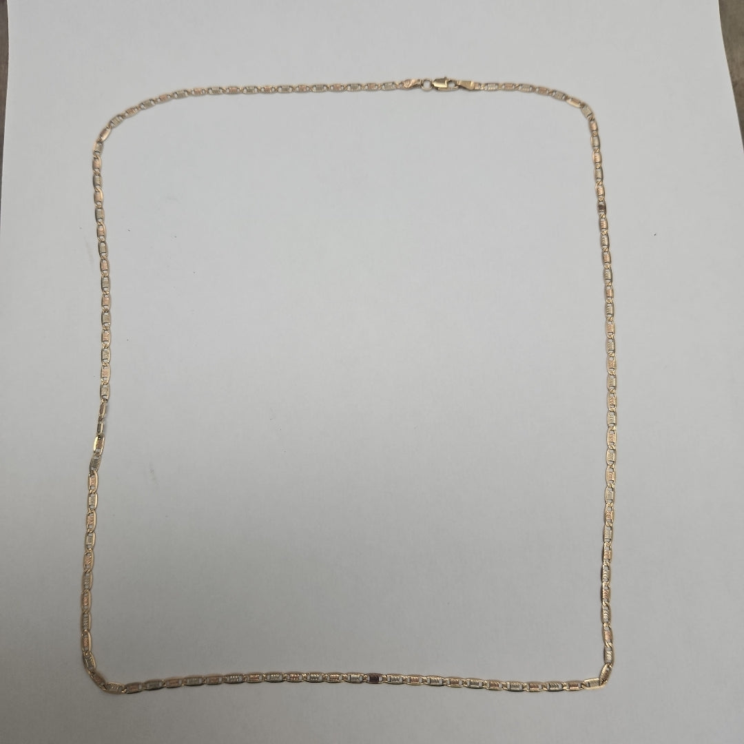 CADENA ORO COMBINADO 10 K 6,20 GRMS (SEMINUEVO)