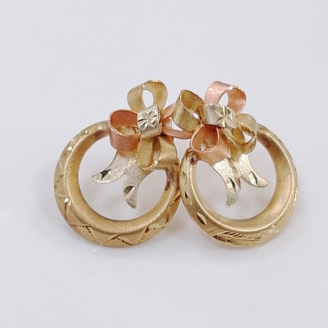 ARETES PAR ORO 14 K 4.8 GRMS (SEMINUEVO)