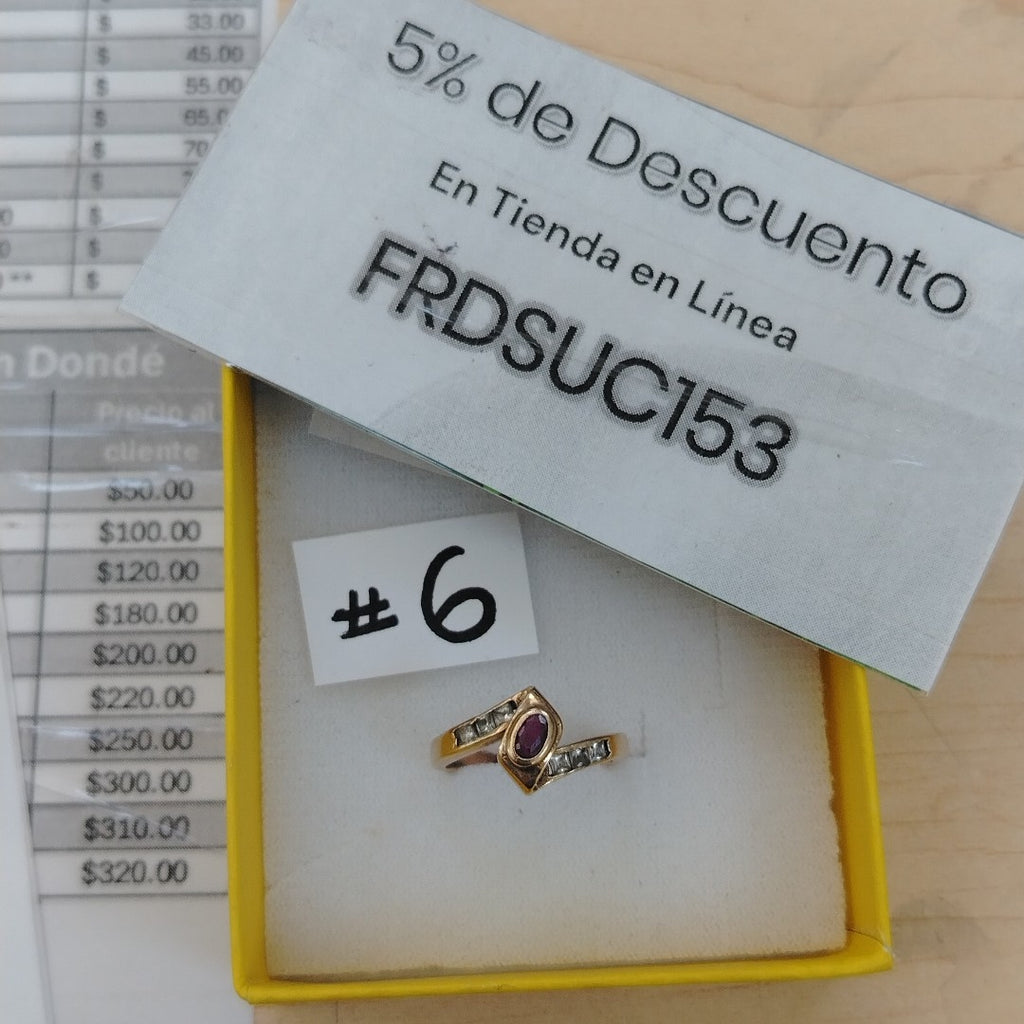 ANILLO ORO 10 K 2,60 GRMS (SEMINUEVO)