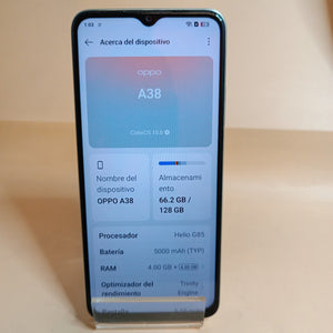 CELULAR OPPO A38 CPH2579 (2023) 128 GB 4 GB RAM (SEMINUEVO)