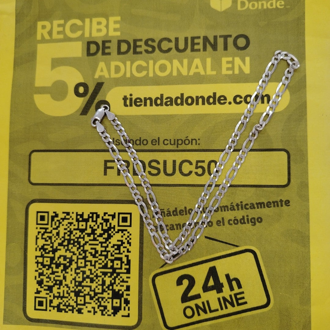 CADENA PLATA 13.2 GRMS (SEMINUEVO)