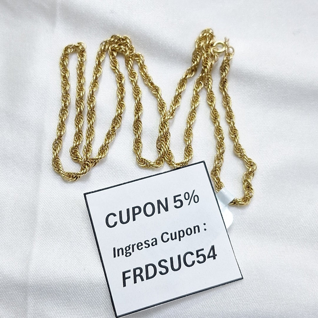 CADENA ORO 14 K 13.5 GRMS (SEMINUEVO)