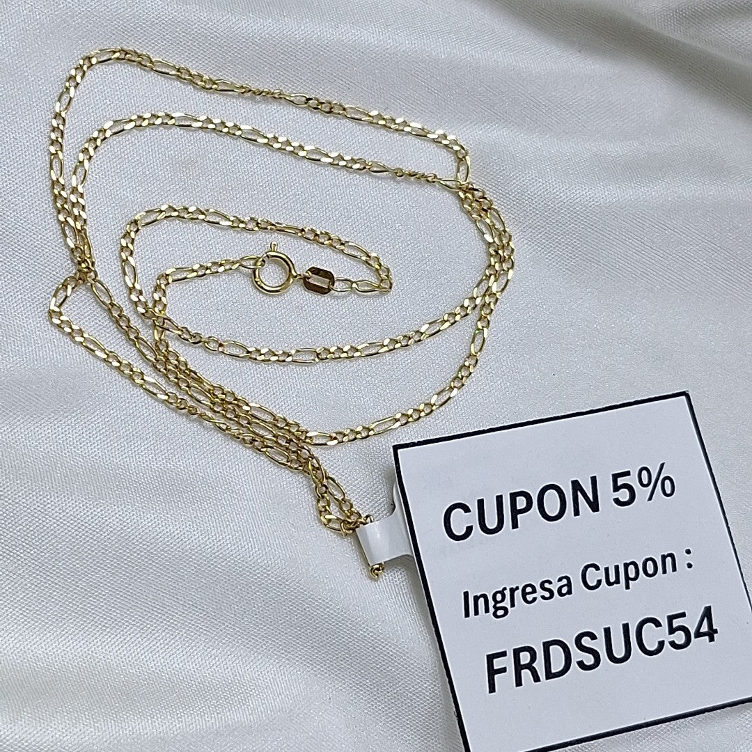 CADENA ORO 14 K 3,30 GRMS (SEMINUEVO)