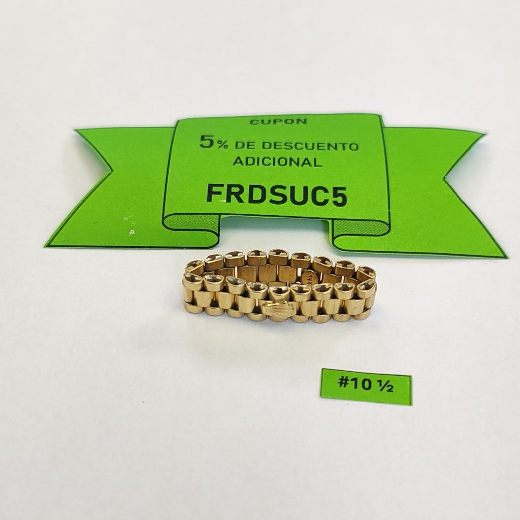 ANILLO ORO 14 K 6.8 GRMS (SEMINUEVO)