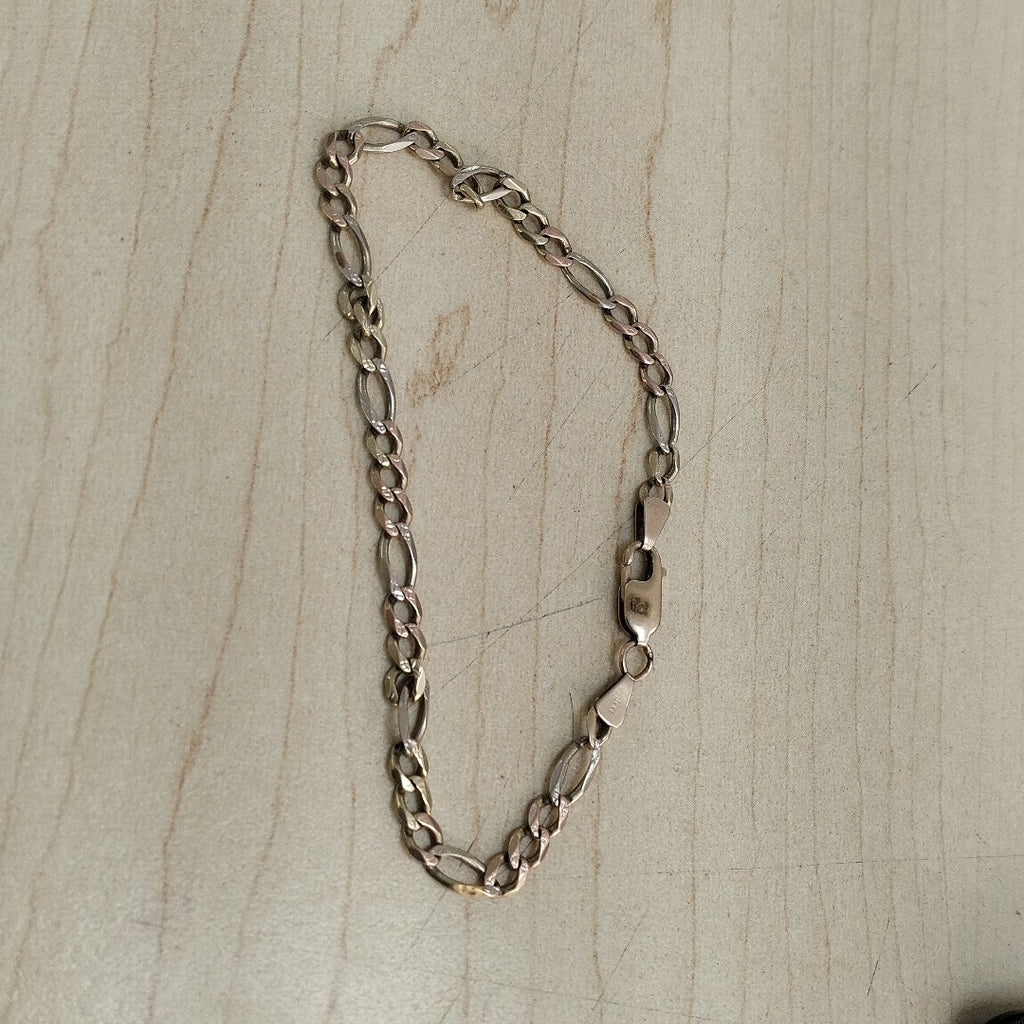 PULSERA ORO COMBINADO 14 K 7.3 GRMS (SEMINUEVO)