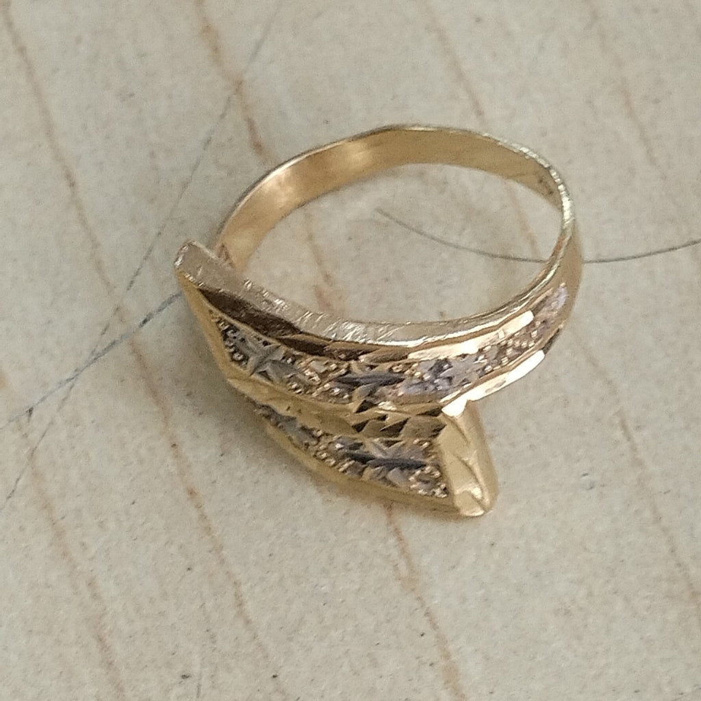 ANILLITO ORO COMBINADO 14 K 2.5 GRMS (SEMINUEVO)