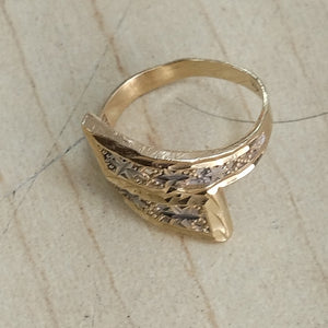ANILLITO ORO COMBINADO 14 K 2.5 GRMS (SEMINUEVO)