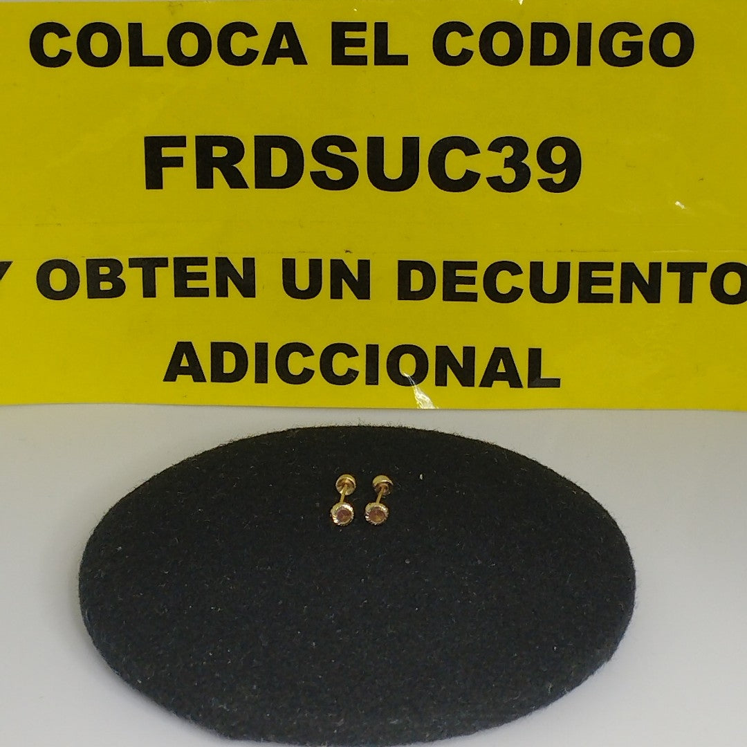 ARETES PAR ORO 10 K 0,20 GRMS (SEMINUEVO)