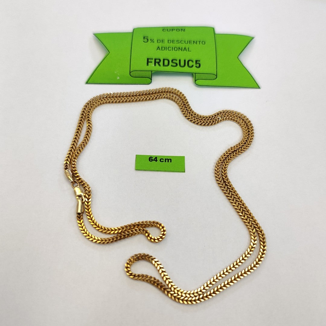 CADENA ORO 14 K 6.7 GRMS (SEMINUEVO)
