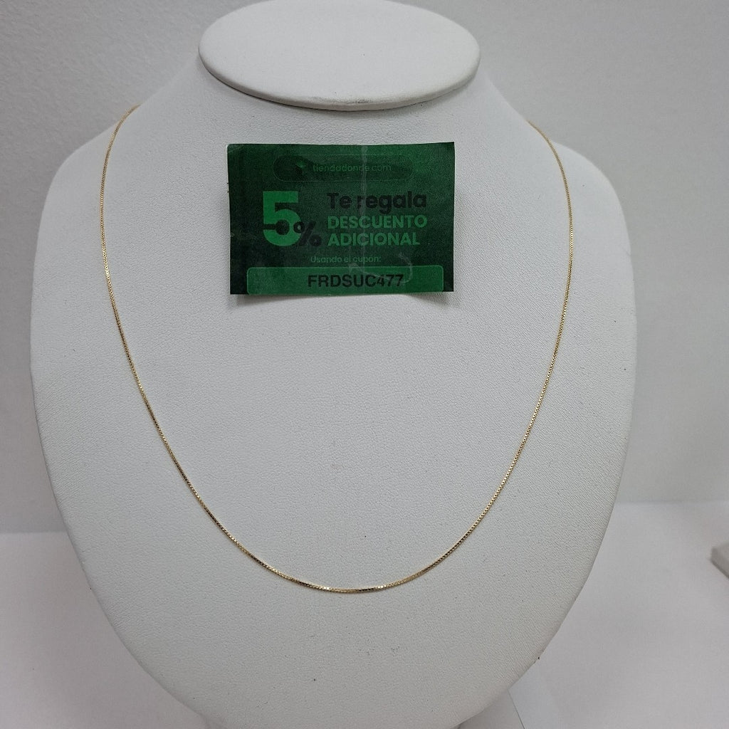 CADENA VENECIANO 14K 55 CM 1.8 GR (NUEVO)