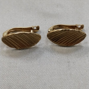 ARETES PAR ORO 10 K 1.4 GRMS (SEMINUEVO)