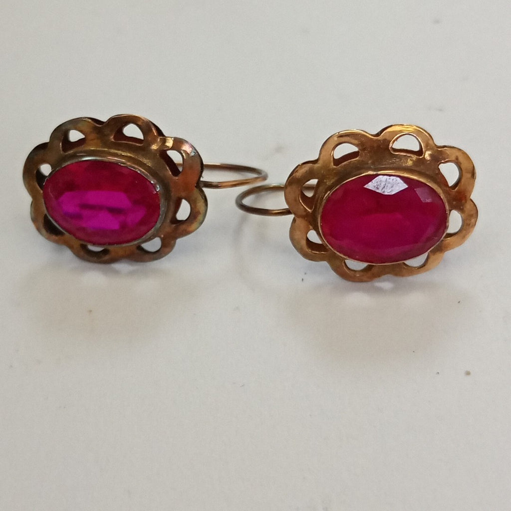 ARETES PAR ORO 8 K 1,10 GRMS (SEMINUEVO)