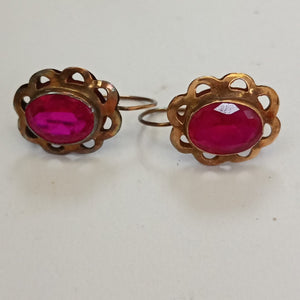 ARETES PAR ORO 8 K 1,10 GRMS (SEMINUEVO)