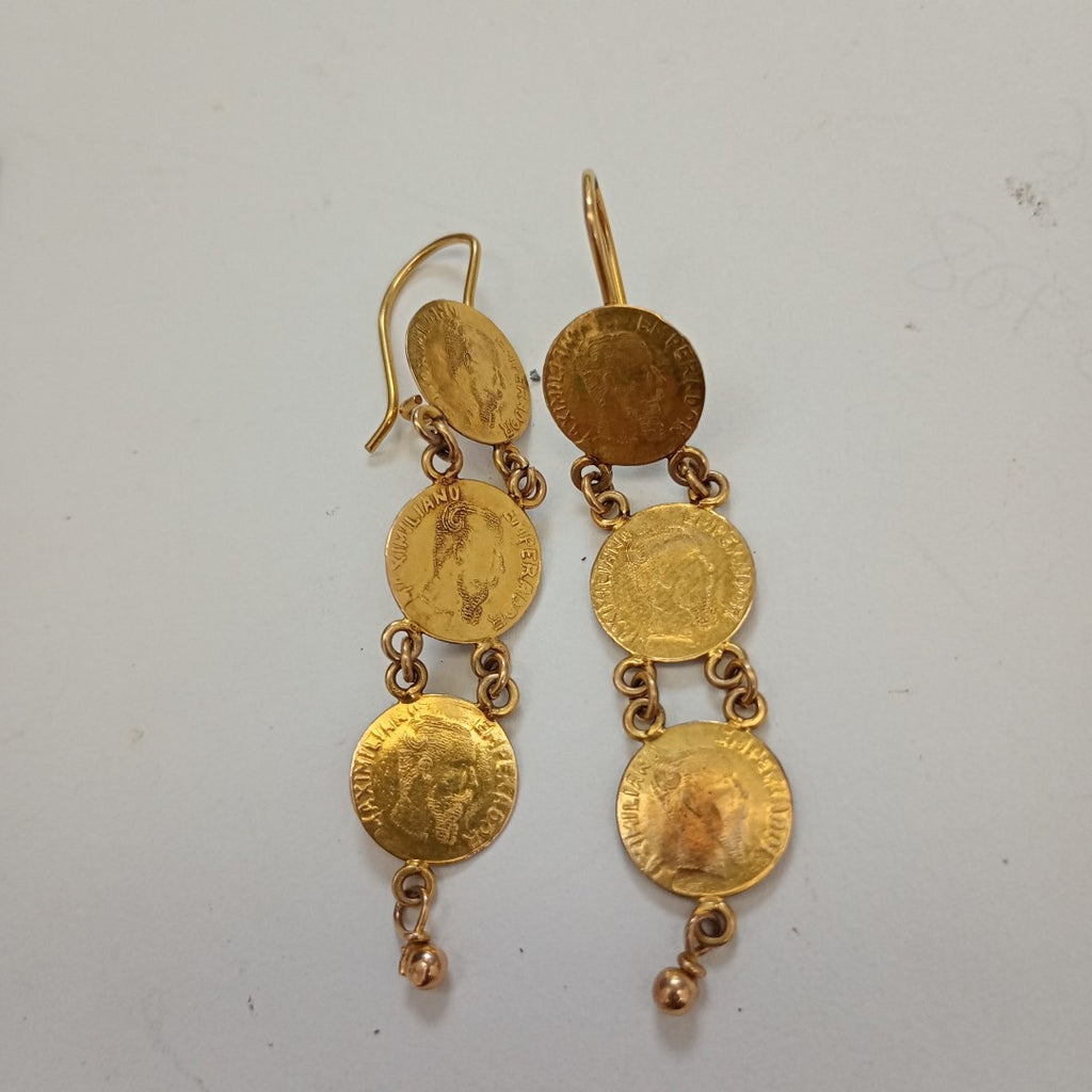 ARETES PAR ORO 8 K 3,00 GRMS (SEMINUEVO)