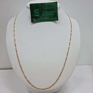 CADENA 3X1 DIAMANTADA 14K 60 CM 4.9 GR (NUEVO)
