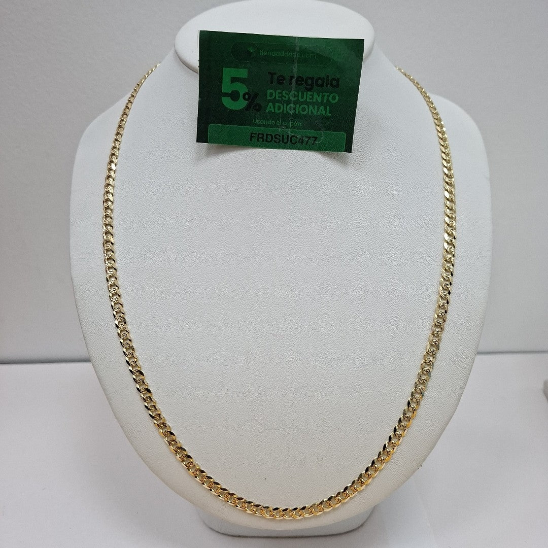 CADENA BARBADA 14K 60 CM 20.8 GR (NUEVO)