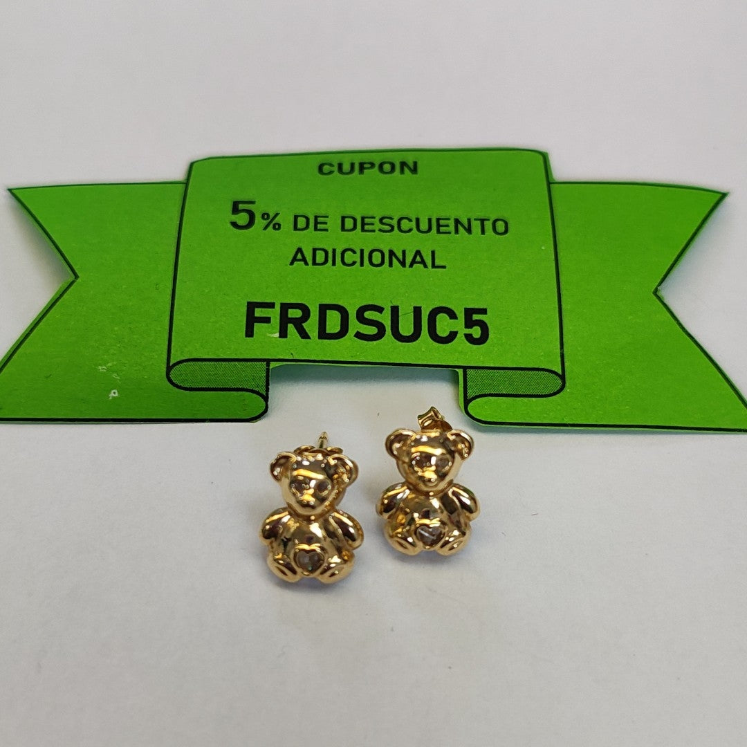 BROQUELES PAR ORO 14 K 1.7 GRMS (SEMINUEVO)