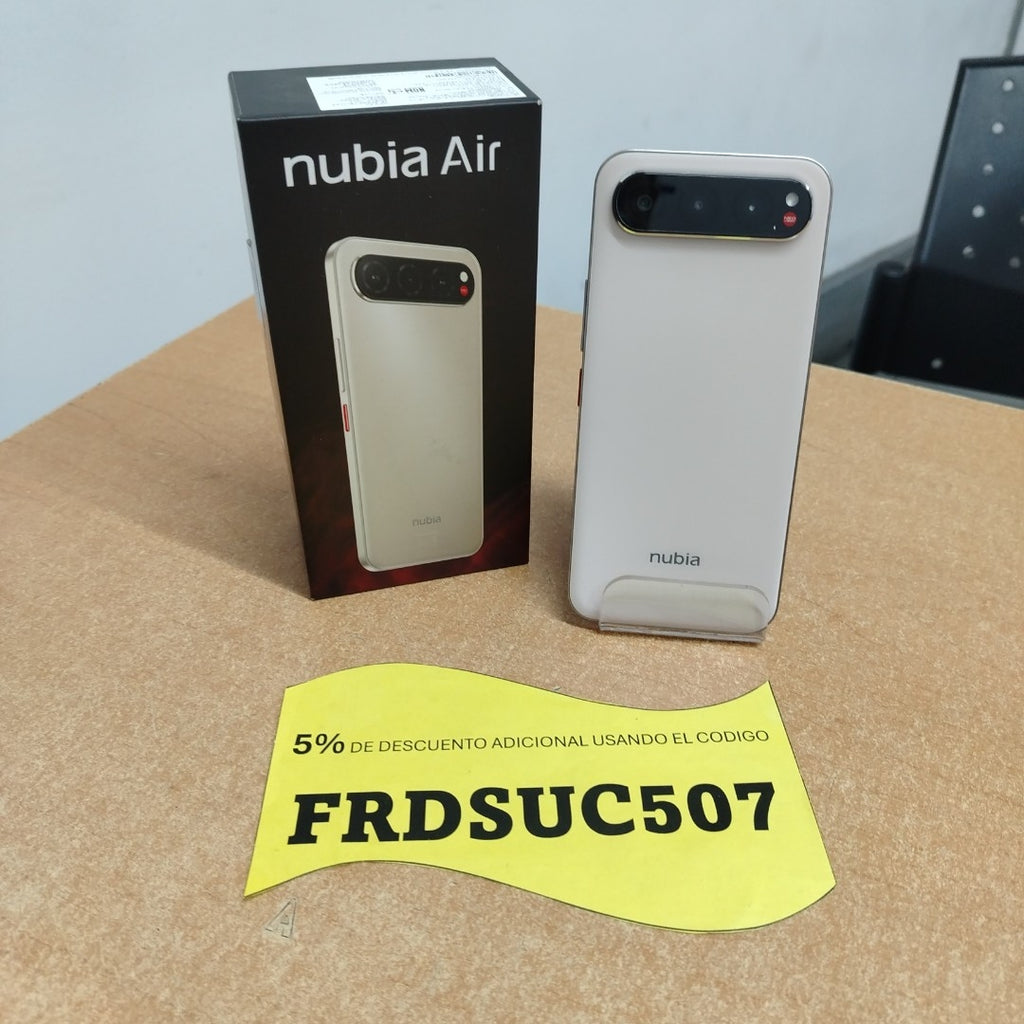 CELULAR NUBIA AIR Z2468N (2025) 256 GB 8 GB RAM (SEMINUEVO)