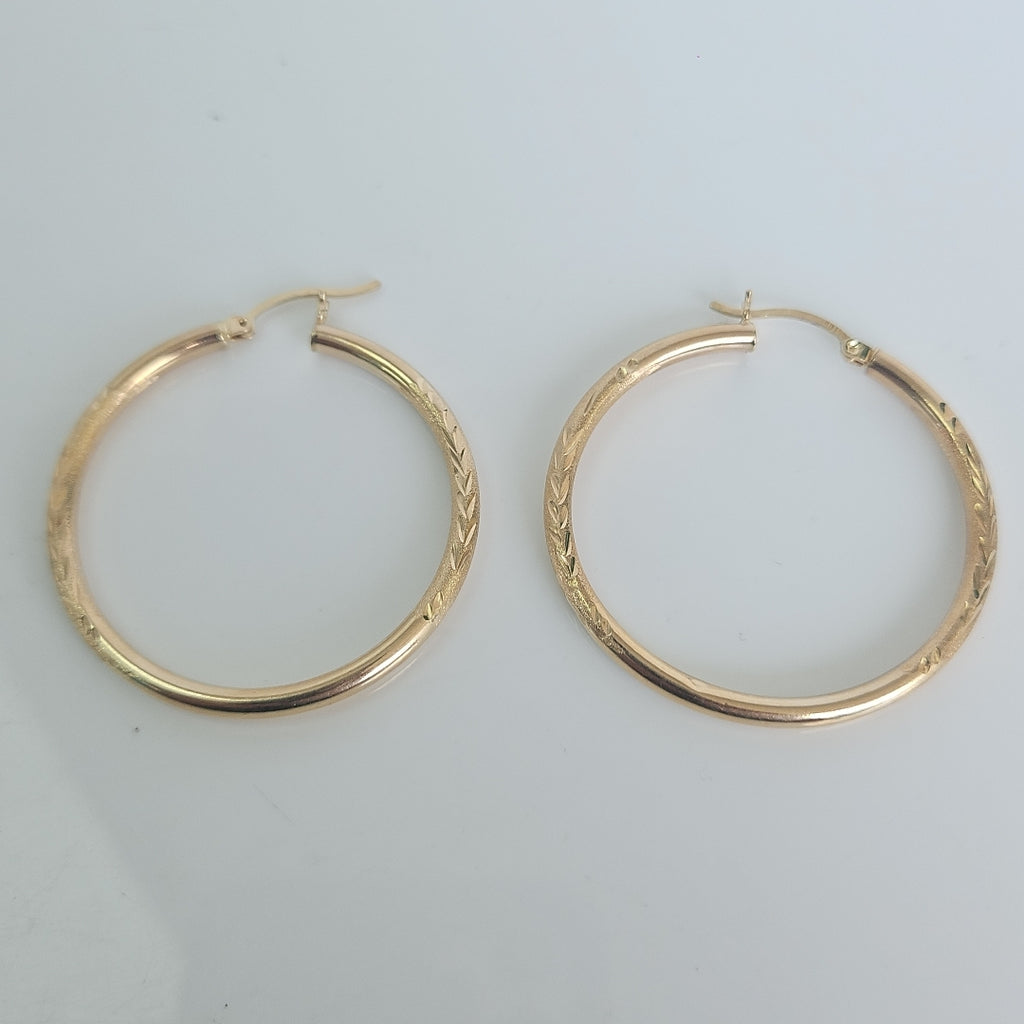 ARRACADAS PAR ORO 14 K 3.7 GRMS (SEMINUEVO)