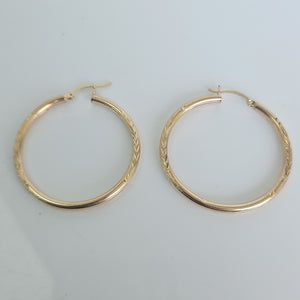 ARRACADAS PAR ORO 14 K 3.7 GRMS (SEMINUEVO)