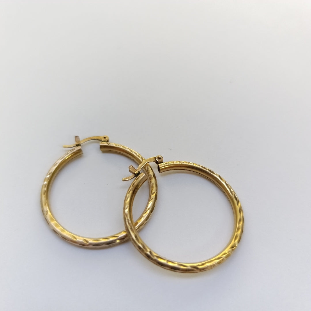 ARRACADAS PAR ORO 10 K 4.4 GRMS (SEMINUEVO)