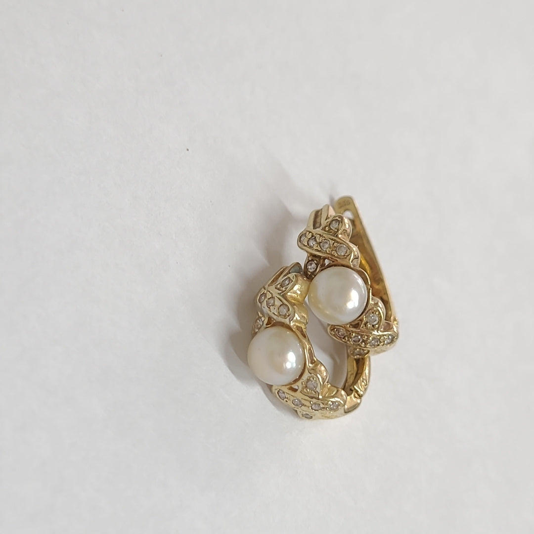 ARETES PAR ORO 14 K 4 GRMS (SEMINUEVO)