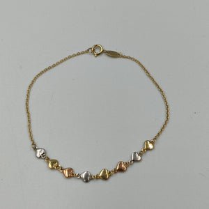 PULSERA ORO, ORO COMBINADO 10 K 1.7 GRMS (SEMINUEVO)