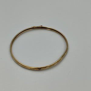 PULSERA RIGIDA ORO,ORO COMBINADO 14 K 5,80 GRMS (SEMINUEVO)