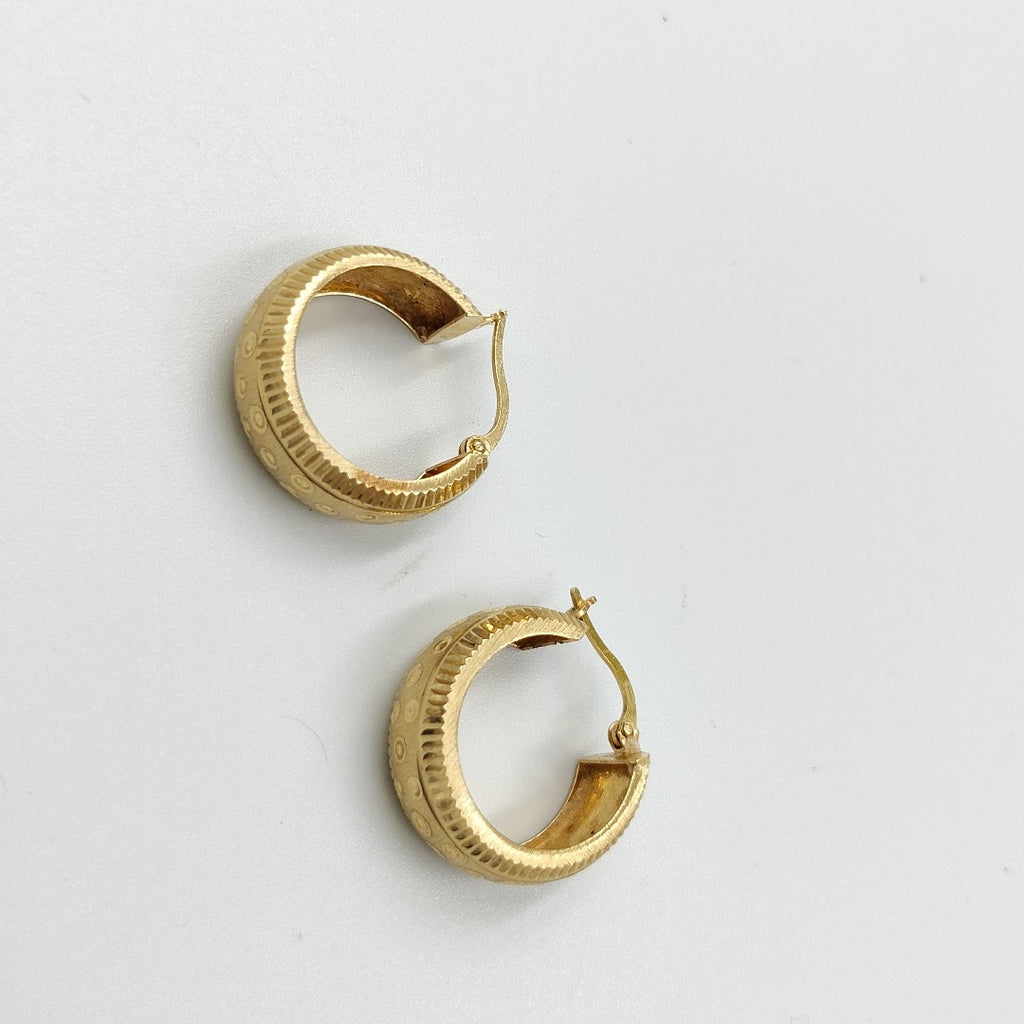 ARRACADAS PAR ORO 14 K 3.6 GRMS (SEMINUEVO)