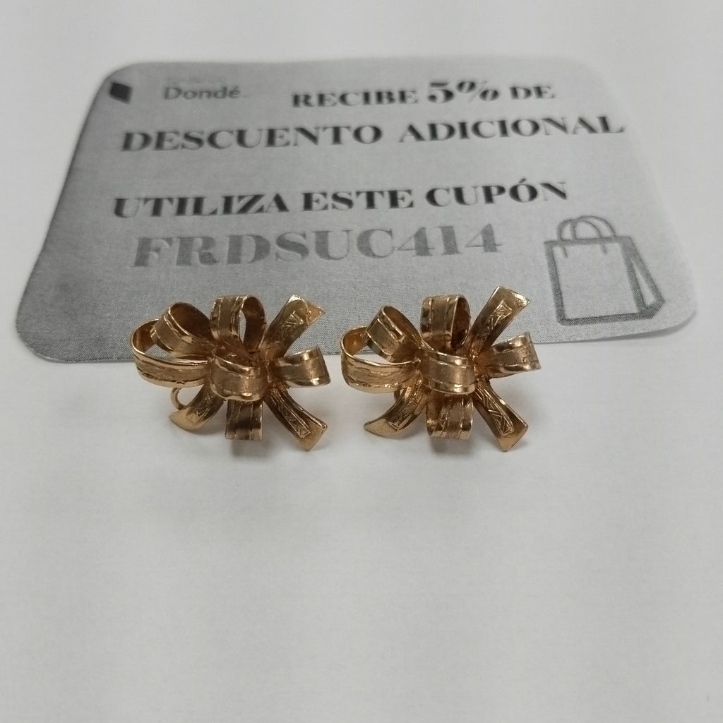 ARETES PAR ORO 10 K 6.8 GRMS (SEMINUEVO)