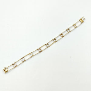 PULSERA ORO, ORO COMBINADO 14 K 7.9 GRMS (SEMINUEVO)